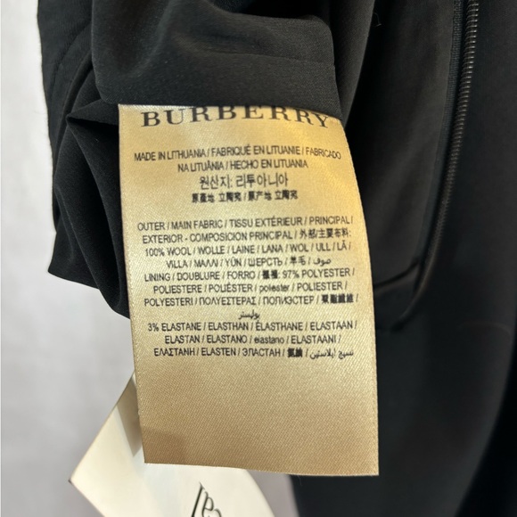 Burberry London, Black Wool Pencil Skirt, Sz. 2, NWT - Picture 7 of 9